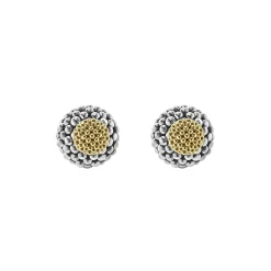Sale Two-Tone Caviar Front-Back Earrings Stud Earrings