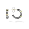 Store Two-Tone Caviar Huggie Earrings Caviar Earrings