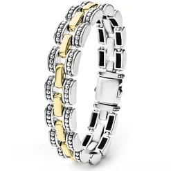 Sale Two-Tone Caviar Link Bracelet Two-Tone
