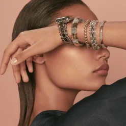 Sale Two-Tone Caviar Link Bracelet Two-Tone