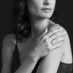 Cheap Two-Tone Caviar Stacking Ring Two-Tone