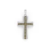 Fashion Two-Tone Cross Amulet Amulets