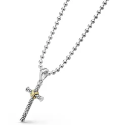 Cheap Two-Tone Cross Amulet Necklace Amulets