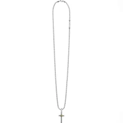 Online Two-Tone Cross Amulet Necklace Necklaces & Chains
