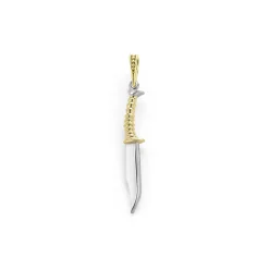 Fashion Two-Tone Dagger Amulet Amulets