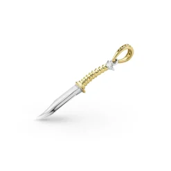 Fashion Two-Tone Dagger Amulet Amulets