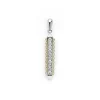 Discount Two-Tone Diamond Bar Amulet Amulets