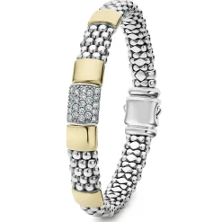 Flash Sale Two-Tone Diamond Bracelet | 9Mm Two-Tone