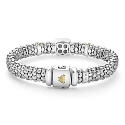 New Two-Tone Diamond Caviar Bracelet | 9Mm Diamonds