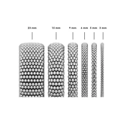 Fashion Two-Tone Diamond Circle Caviar Bracelet | 6Mm Caviar Bracelets