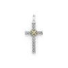 Flash Sale Two-Tone Diamond Cross Amulet Amulets