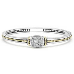 New Two-Tone Diamond Cuff Bracelet Diamonds