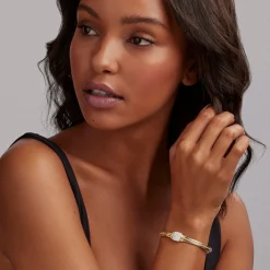 New Two-Tone Diamond Cuff Bracelet Diamonds