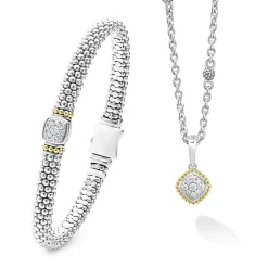 Cheap Two-Tone Diamond Gift Set Diamonds