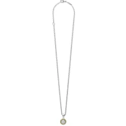 Store Two-Tone Diamond Pendant Necklace Pendant Necklaces