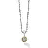 Clearance Two-Tone Diamond Pendant Necklace Two-Tone