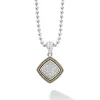 Cheap Two-Tone Diamond Pendant Necklace Two-Tone