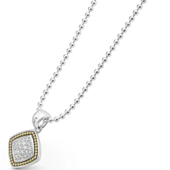Cheap Two-Tone Diamond Pendant Necklace Two-Tone