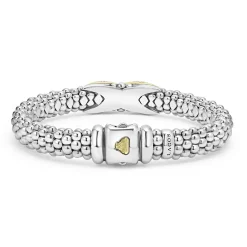 New Two-Tone Diamond X Caviar Bracelet | 9Mm Two-Tone