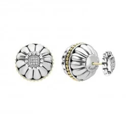 Sale Two-Tone Fluted Earring Backs Two-Tone