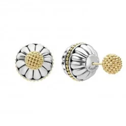 Sale Two-Tone Fluted Earring Backs Two-Tone