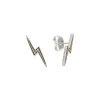Best Two-Tone Lightning Bolt Stud Earrings Stud Earrings