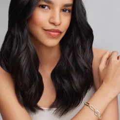 Cheap Two-Tone Link Bracelet Two-Tone