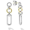 Outlet Two-Tone Link Drop Earrings Two-Tone