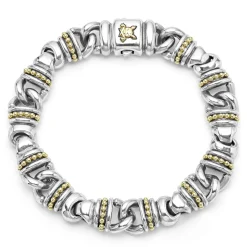 Outlet Two-Tone Lock Curb Link Bracelet Bracelets