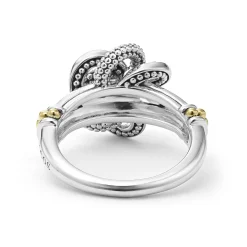 Cheap Two-Tone Love Knot Ring Two-Tone