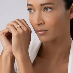 Store Two-Tone Pearl Ring Pearl