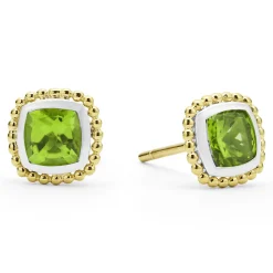 Best Two-Tone Peridot Stud Earrings Gemstones