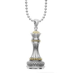 Discount Two-Tone Queen Pendant Necklace Pendant Necklaces