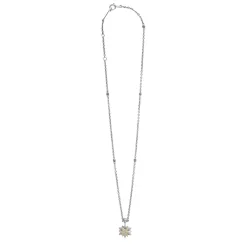 Best Sale Two-Tone Star Diamond Pendant Necklace Pendant Necklaces