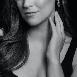 Outlet Two-Tone Station Caviar Hoop Earrings Hoop Earrings