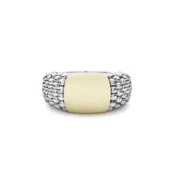 Cheap Two-Tone Station Caviar Ring Two-Tone