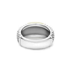 Cheap Two-Tone Station Caviar Ring Two-Tone