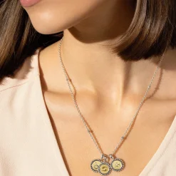 New Virgo Zodiac Charm Two-Tone