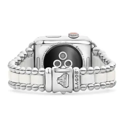 Cheap White Ceramic And Stainless Steel Watch Bracelet-42-49Mm Watch Bands