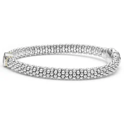 Discount White Topaz Caviar Bracelet | 6Mm Gemstones