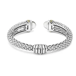 Discount White Topaz Cuff Bracelet | 12Mm Gemstones