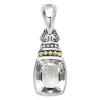 Cheap White Topaz Pendant Gemstones