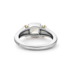 Store White Topaz Ring Two-Tone