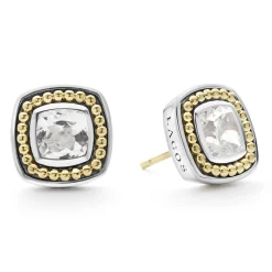 Store White Topaz Stud Earrings Gemstones