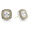 Fashion White Topaz Stud Earrings Stud Earrings