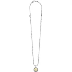 Clearance X Initial Charm Necklace Two-Tone