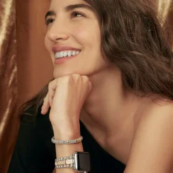 Hot Yellow Sapphire Caviar Bracelet | 6Mm Gemstones