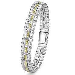 Shop Yellow Sapphire Link Bracelet Link Bracelets